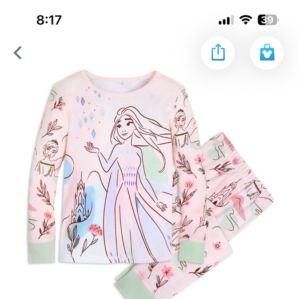 Anna and Elsa pjs